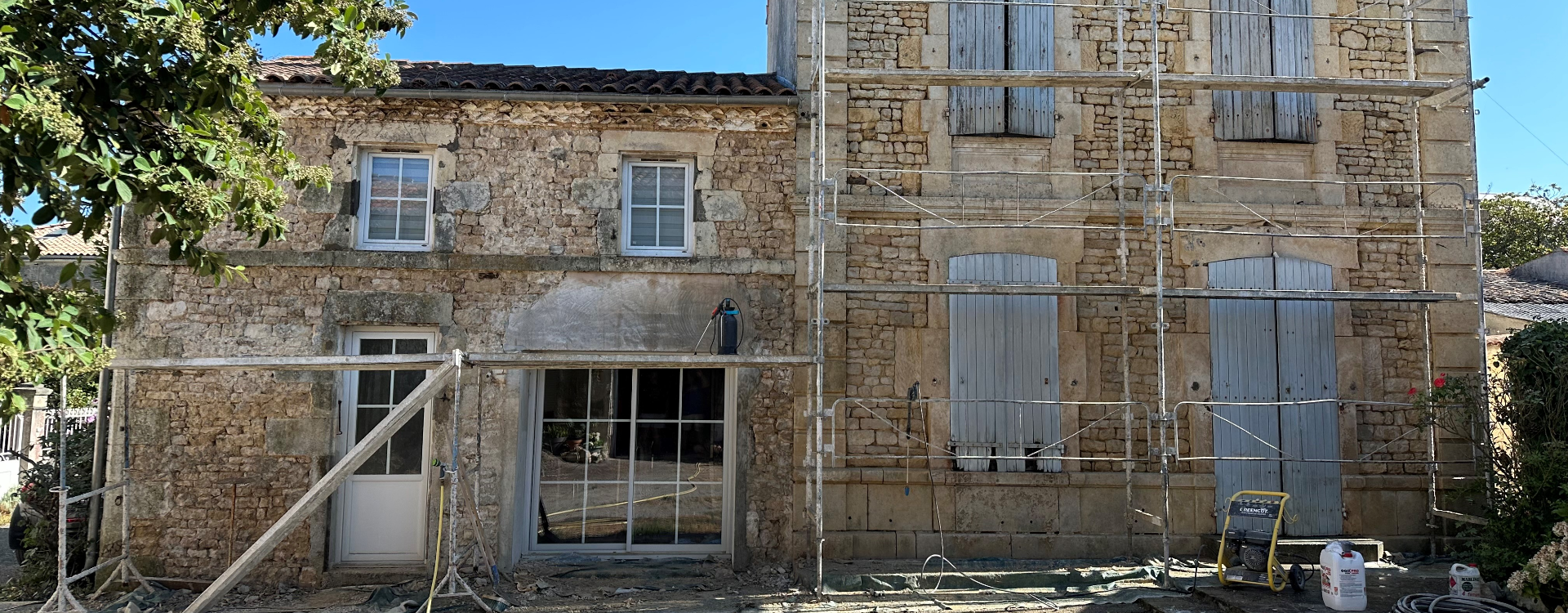 Rénovation façade Surgères, Rochefort, Marans