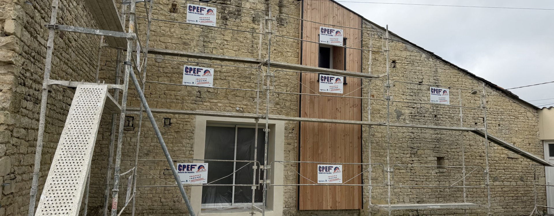 chantier pendant rénovation
